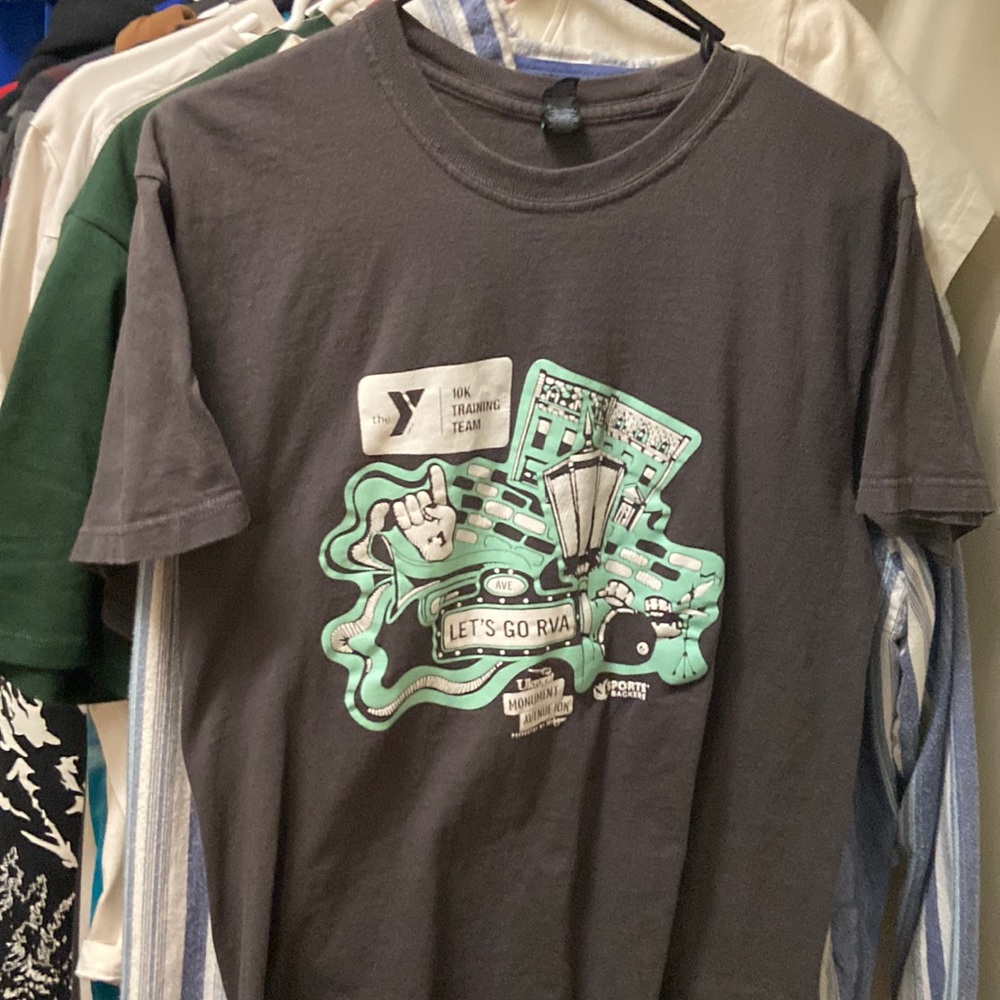 Vintage YMCA M&O gold tee
